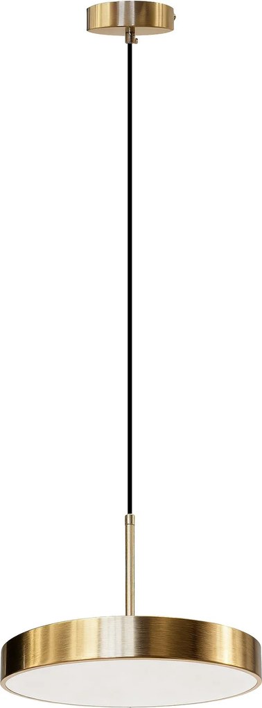 LAMPA SUFITOWA WISZĄCA LED APP1687-1CP 30CM ZŁOTA SZCZOTKOWANA