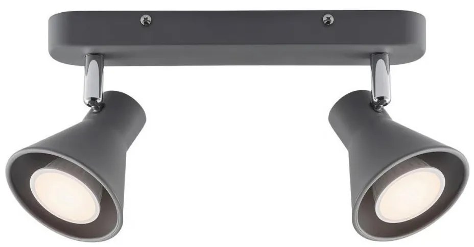 Nordlux - Oprawa punktowa EIK 2xGU10/35W/230V szara