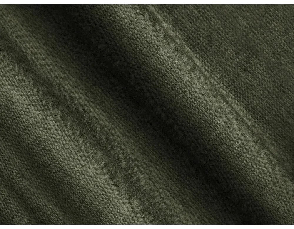 Zielona aksamitna sofa 200 cm Linz – Cosmopolitan Design