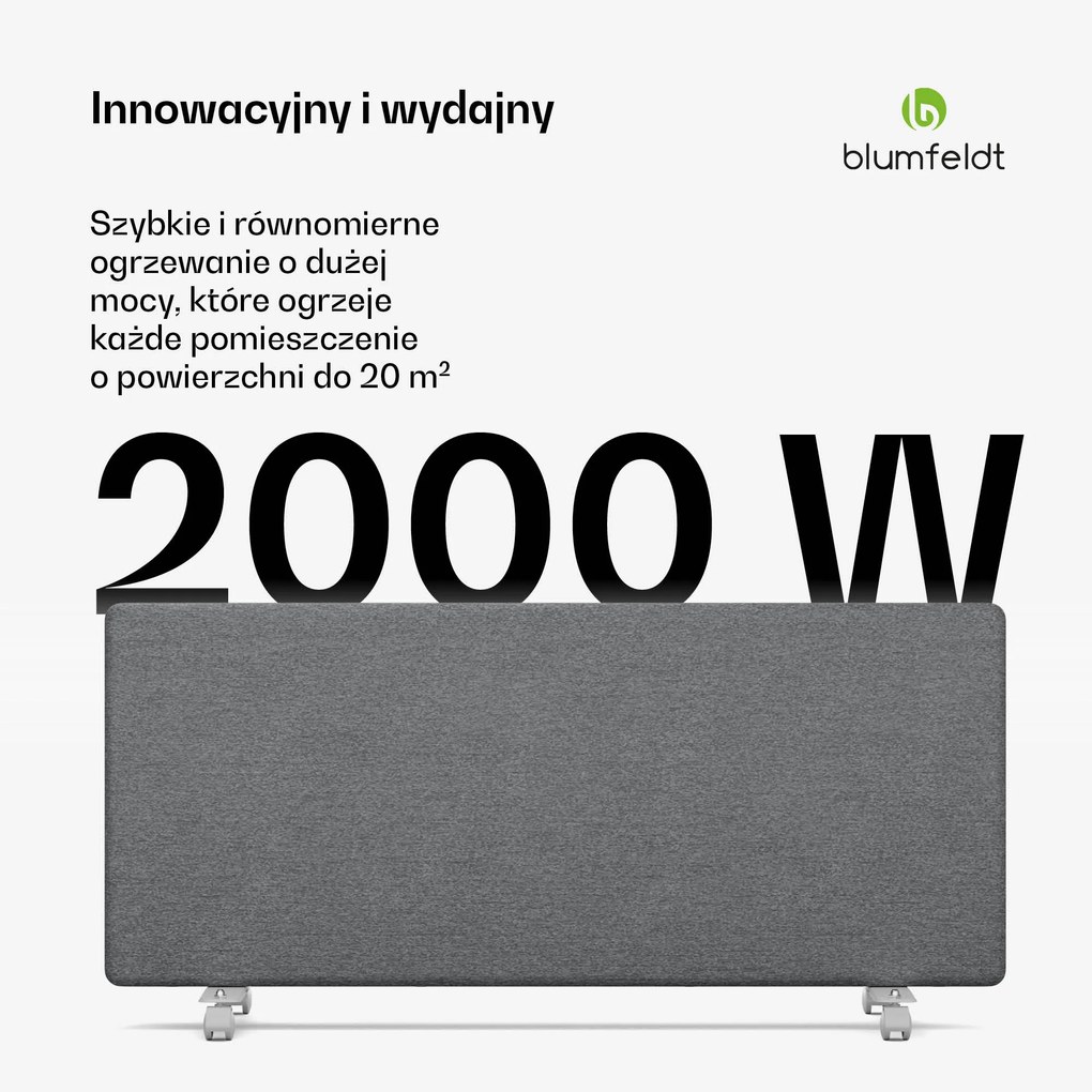 Blumfeldt ThermaTouch Grzejnik konwektorowy