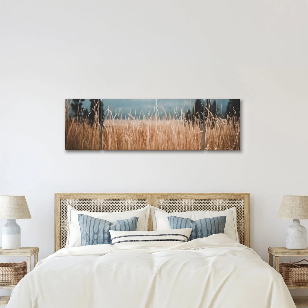 Obraz - szczegół łąki (170x50 cm)