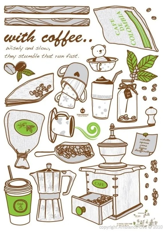 Naklejka Fanastick Coffee Grinder