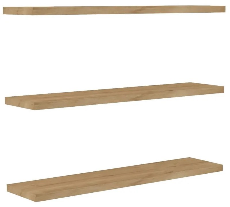 Półka w dekorze dębu zestaw 3 szt. Boss – Kalune Design