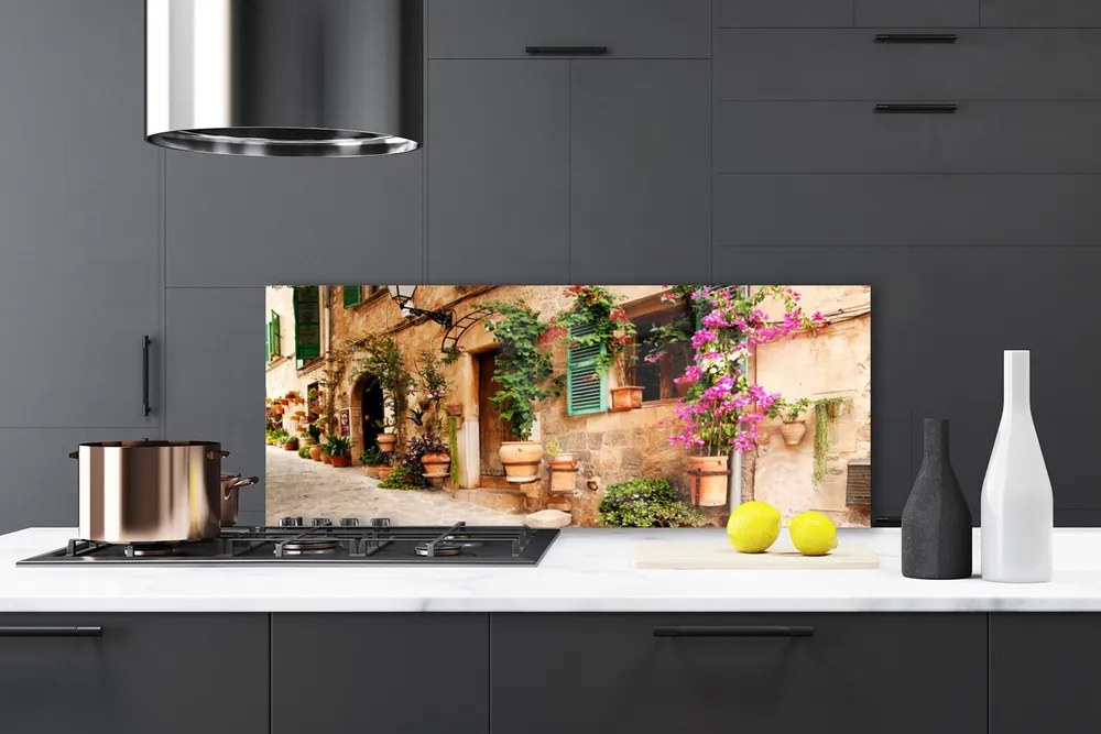 Panel Kuchenny Minimalistyczna Bryła Domu