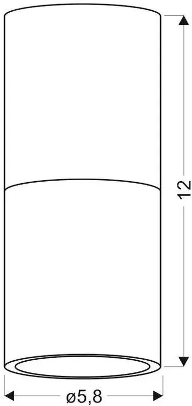 Czarna lampa tuba do nowoczesnego wnętrza - 4X K072 L5-S12