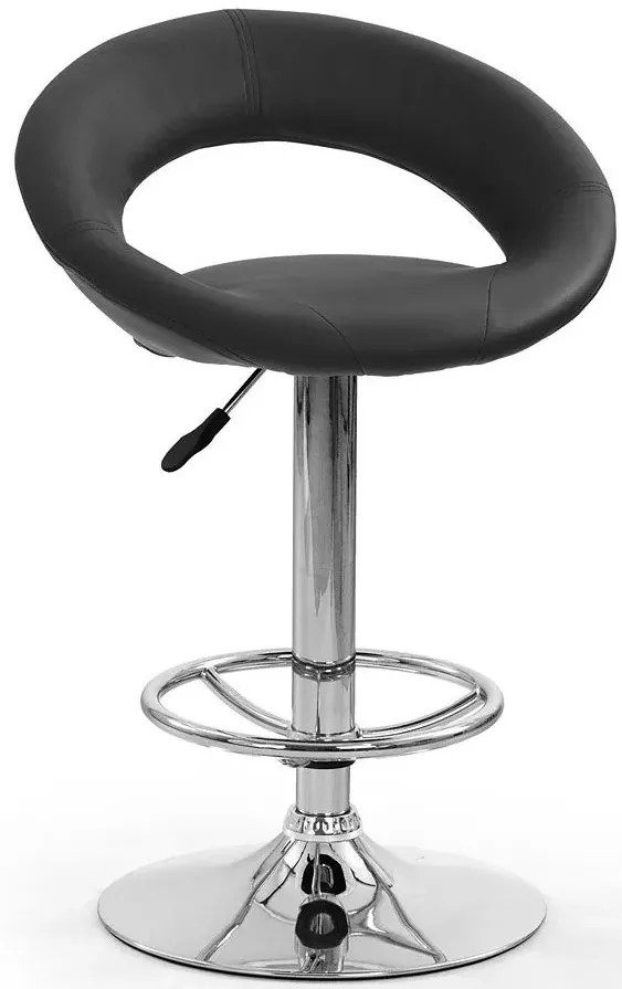 Hoker Kuchenny Czarny Nowoczesny Z Oparciem F5-L04