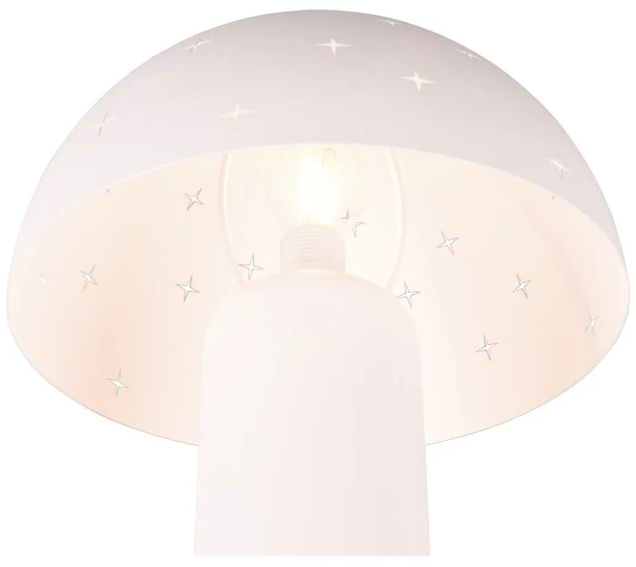 Biała lampa stołowa (wys. 32,5 cm) Seta – Trio