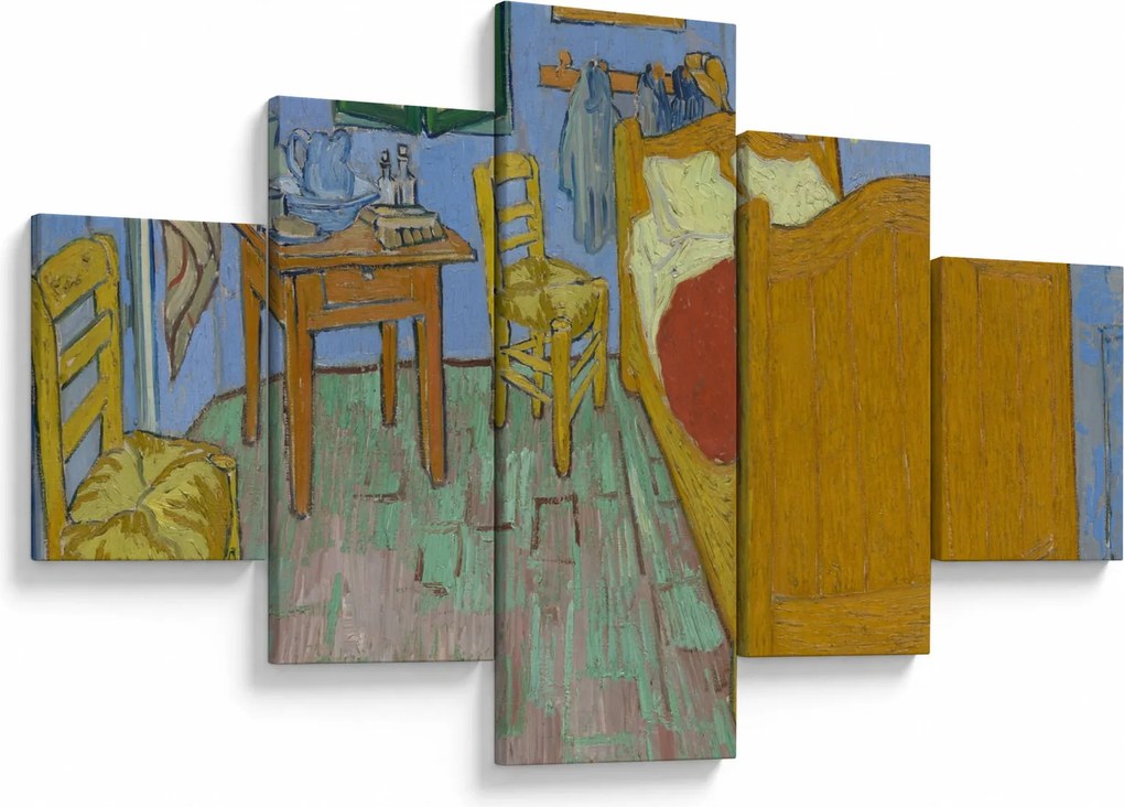 Obraz - Vincent van Gogh, The Bedroom, reprodukcje (125x70 cm)