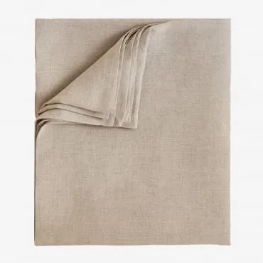 Obrus Lniany Zendan Kremowa & 170 X 170 Cm - Sklum