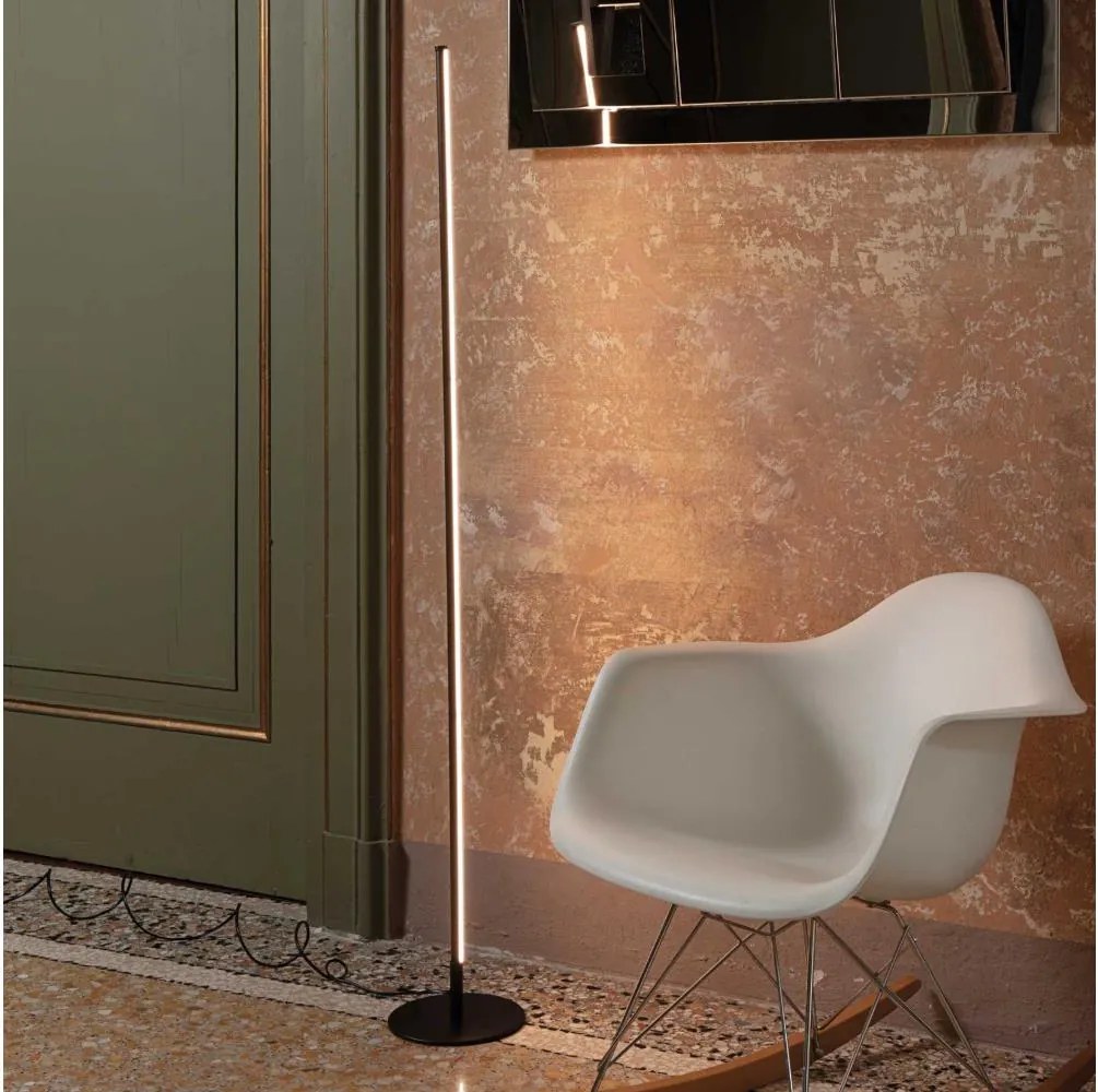 Ideal Lux - LED ściemnialna lampa podłogowa YOKO LED/16W/230V CRI 90 czarna