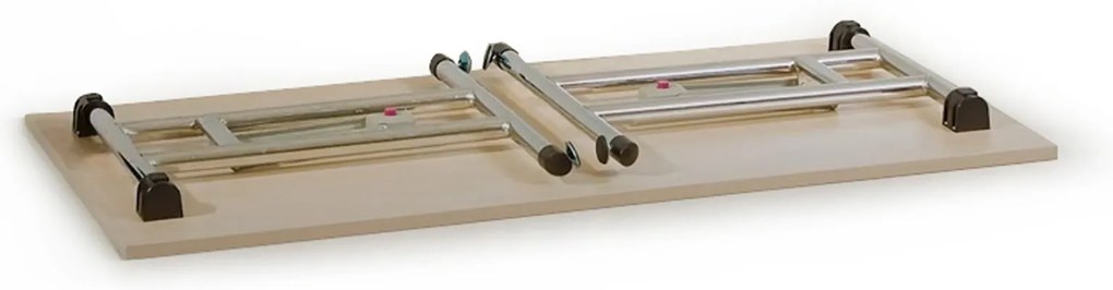 Składany stół konferencyjny FOLDING, 180x80 cm, brzoza