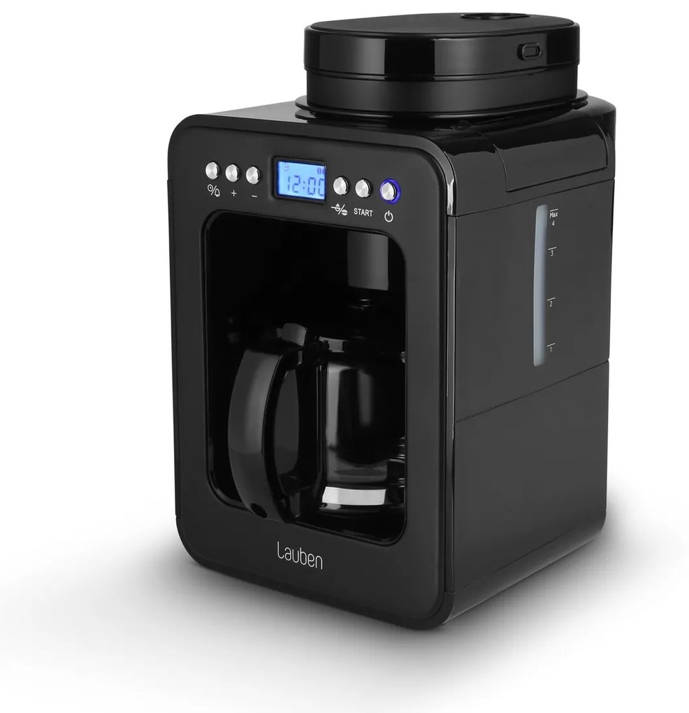 Lauben Ekspres przelewowy do kawy z wbudowanym młynkiem Grind&Drip 600BB