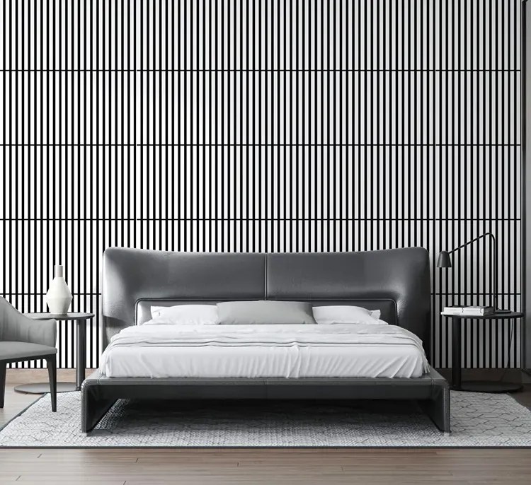 Panele akustyczne 6 szt. biały mat K5-A30