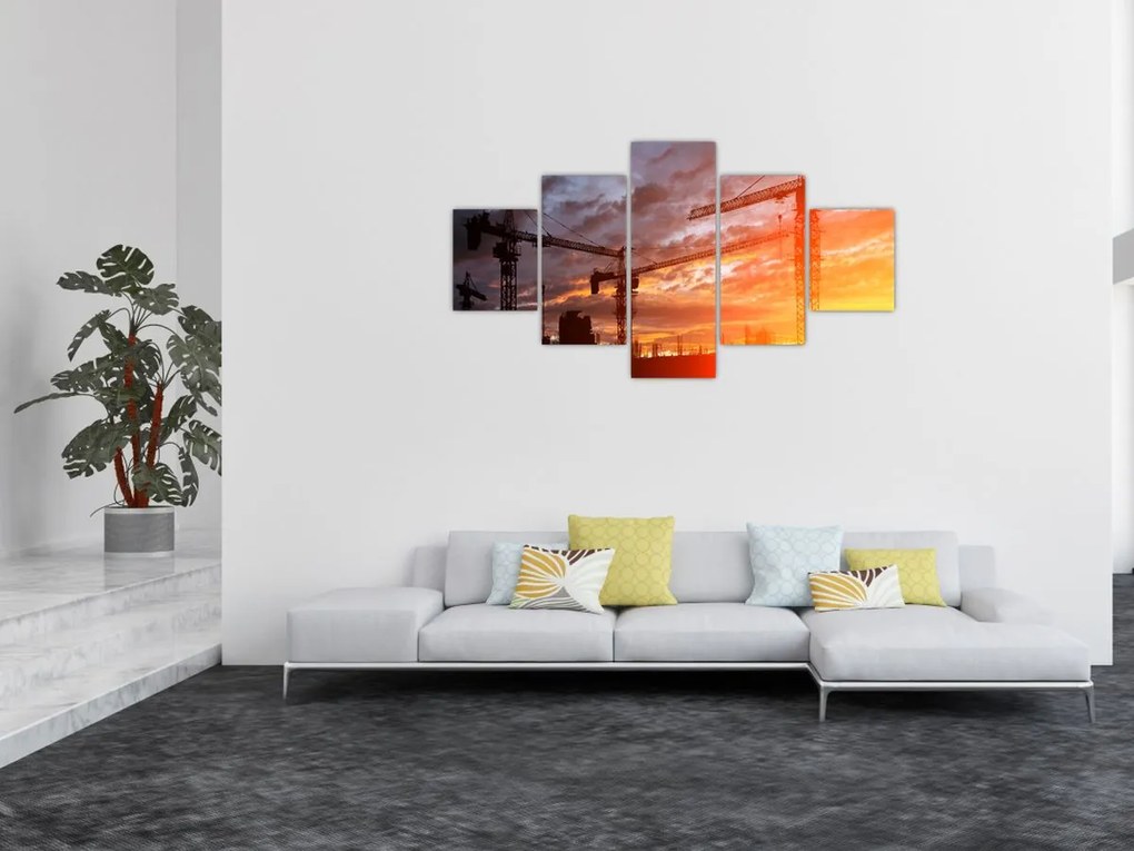 Obraz - Plac budowy (125x70 cm)
