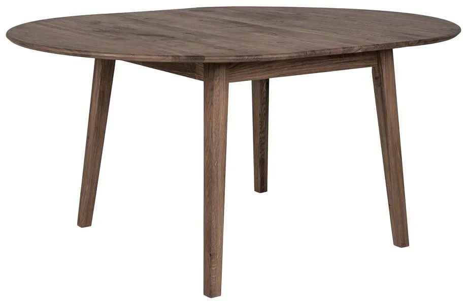 Okrągły rozkładany stół z litego drewna dębowego ø 118 cm Metz – House Nordic