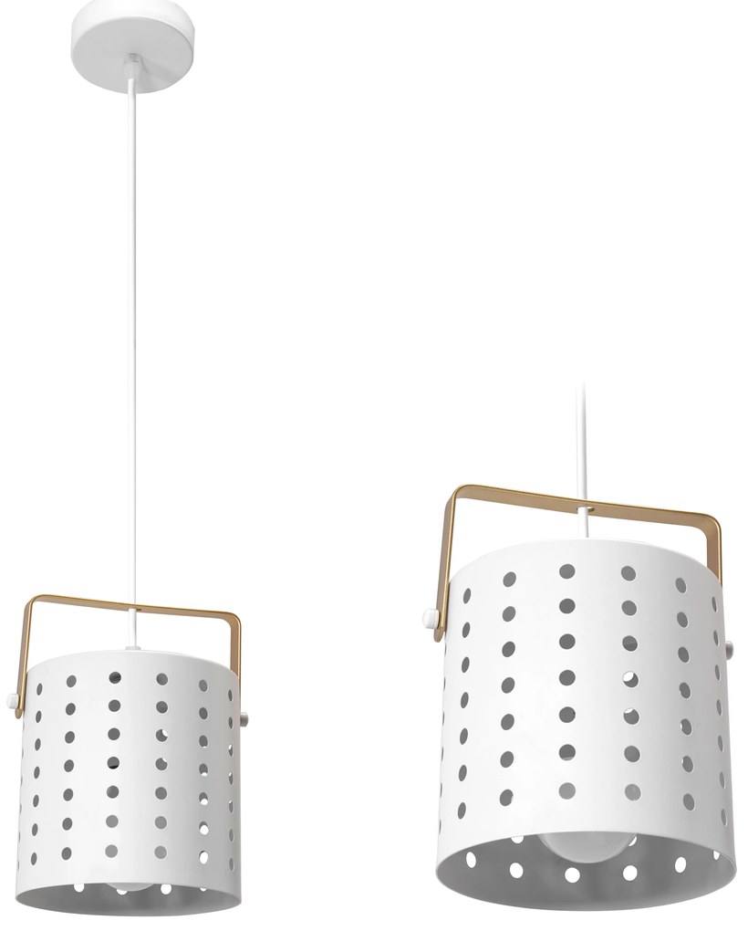 Lampa sufitowa nowoczesna APP957-1CP Biała