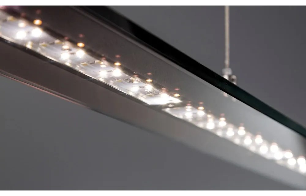 Czarna metalowa lampa wisząca LED ze ściemniaczem Tenso – Fischer & Honsel