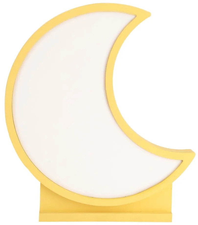 Żółta lampka dziecięca Moon – Candellux Lighting