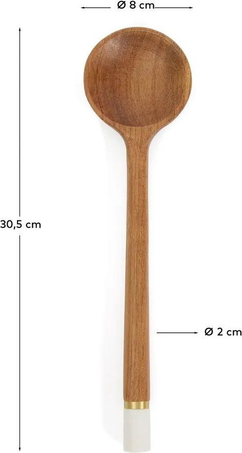 Drewniana łyżka kuchenna Nover – Kave Home
