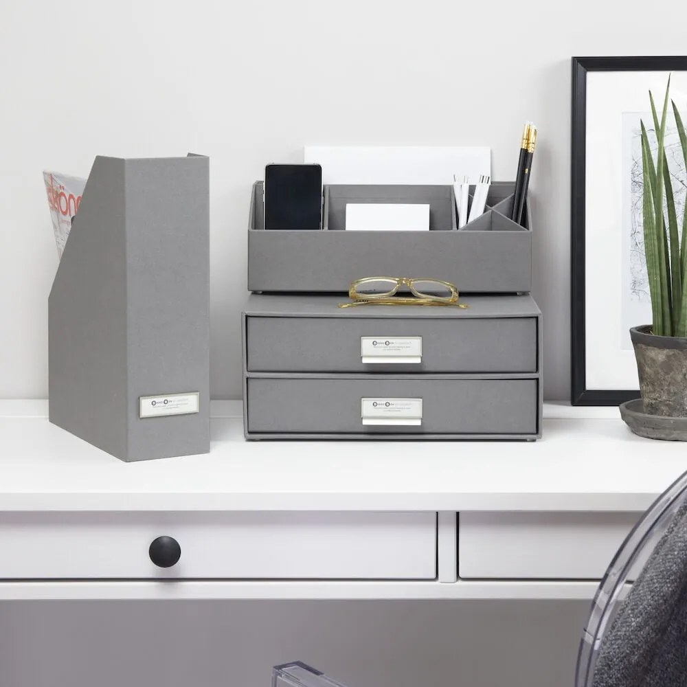 Kartonowy organizer na artykuły papiernicze Elisa – Bigso Box of Sweden