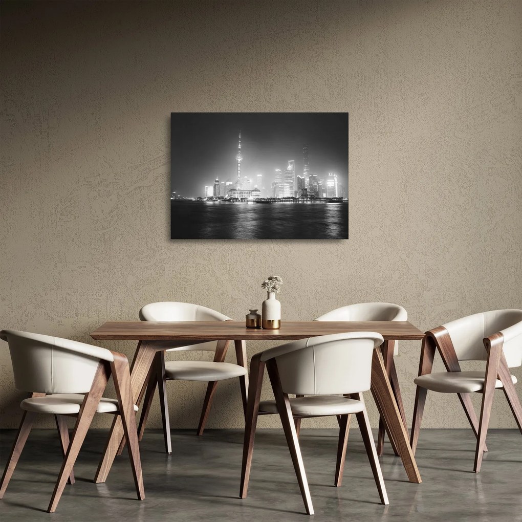 Obraz na szkle - nowoczesne drapacze chmur (70x50 cm)