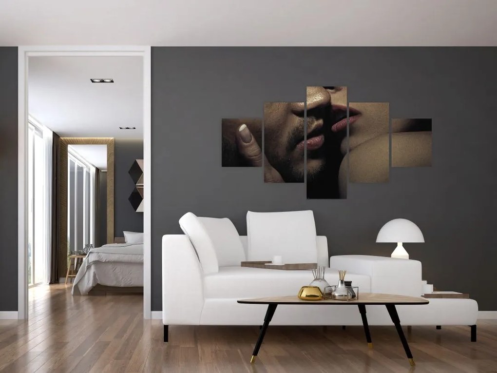 Obraz - Pocałunek (125x70 cm)
