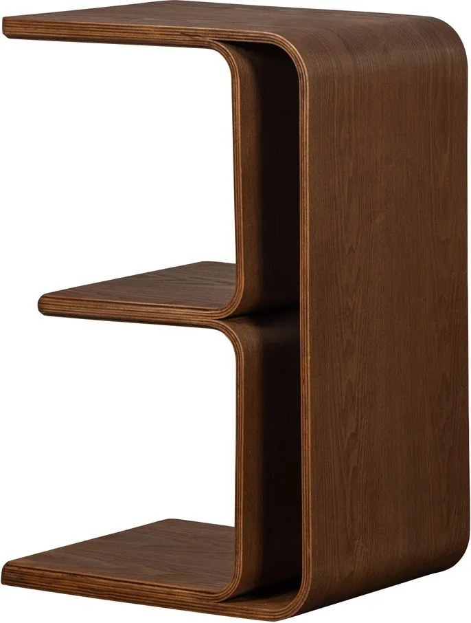 Stolik w dekorze orzecha 32x40 cm Frey – WOOOD