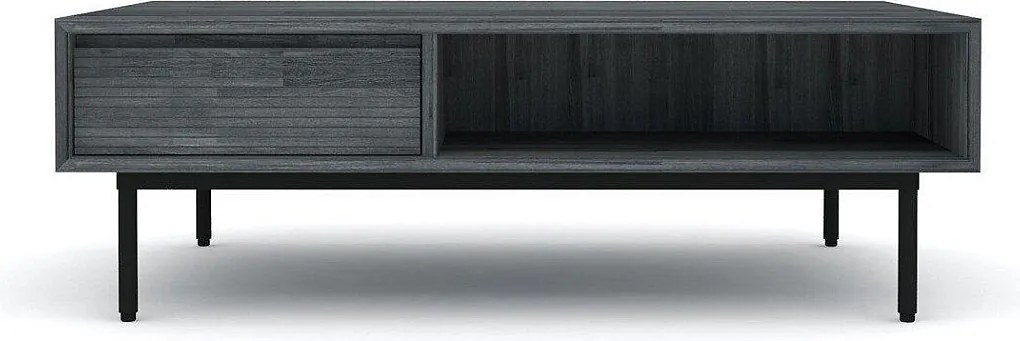 Stolik kawowy 120x40x70 cm tundra szary capella capl06