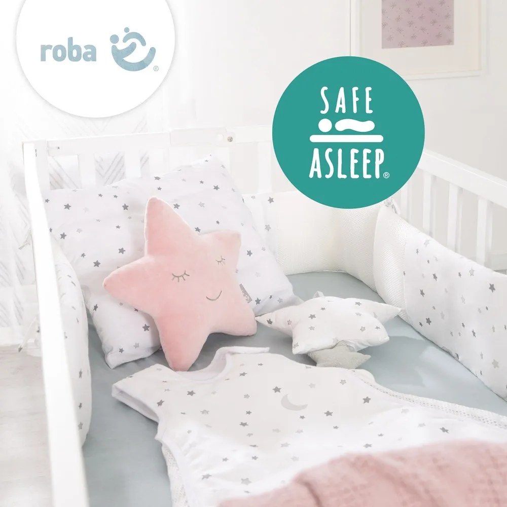 Piankowy materac dziecięcy ze zdejmowanym pokrowcem 70x140 cm Comfort Air Roll – Roba
