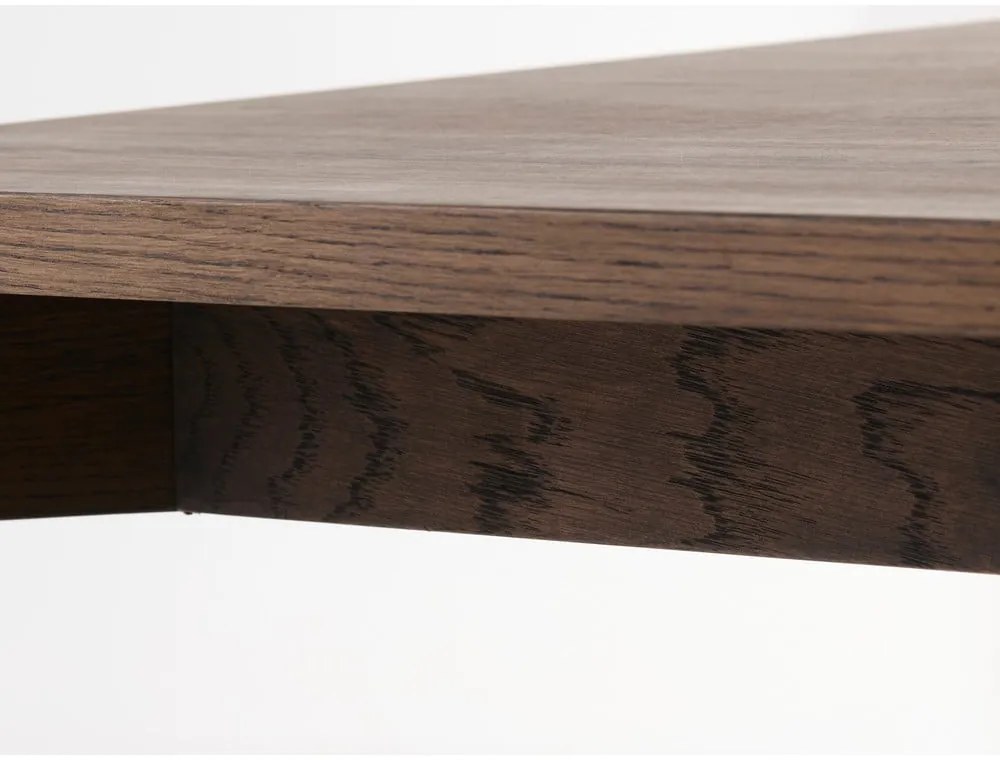 Brązowy rozkładany stół 95x180 cm Arun – Unique Furniture