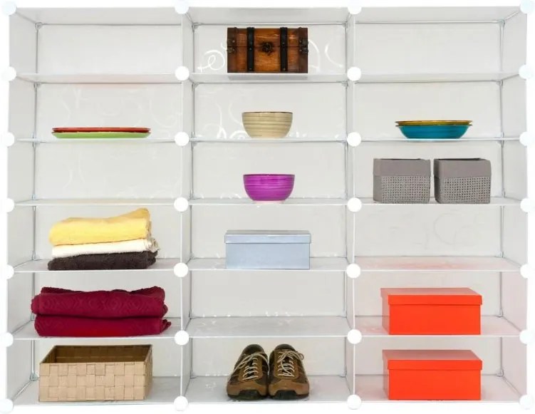 Przezroczysta szafka 18 - system wtykowy