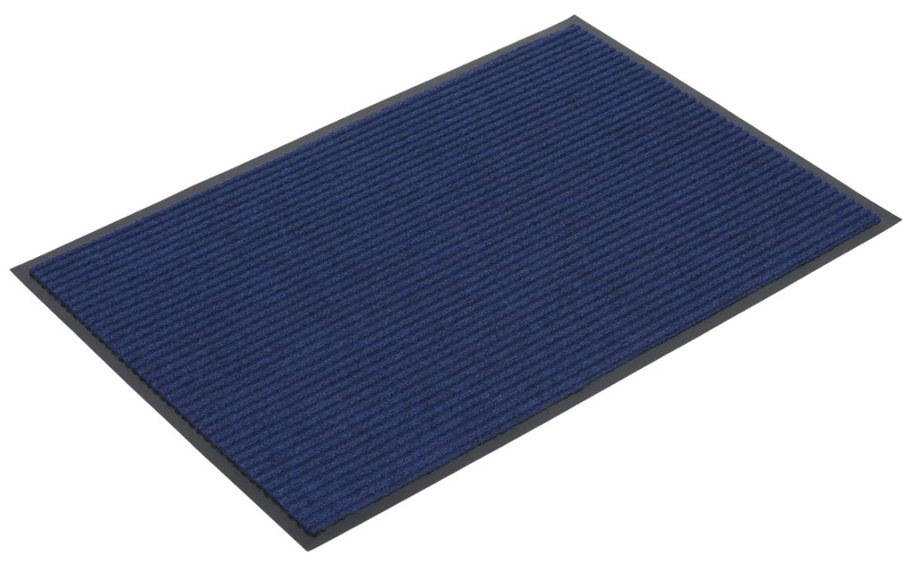 Trwała mata wejściowa z PVC 1+1 GRATIS, dywanowa, 60 x 90 cm, niebieska