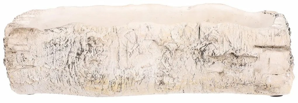 Osłonka na kwiaty - skrzynka, imitacja brzozy, 24 x 10 x 7 cm, 24 cm