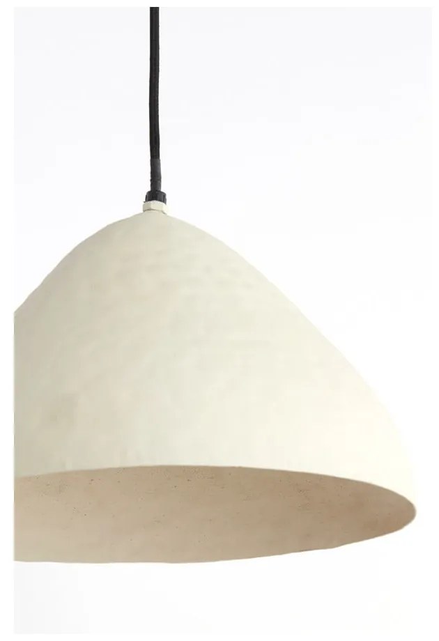 Kremowa lampa wisząca ø 32 cm Elimo – Light &amp; Living