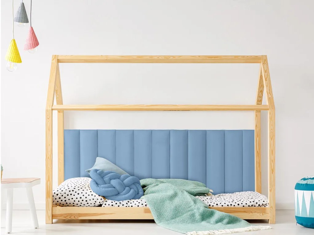 Tapicerowany panel ścienny FRAME KRONOS 15x90 cm Kolor: Jasnozielony