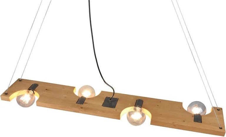 Lampa wisząca w naturalnym kolorze Tailor – Trio