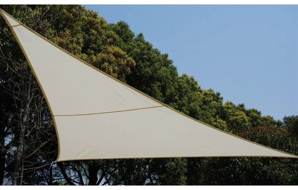 Beżowy żagiel przeciwsłoneczny 360x360 cm – Rojaplast
