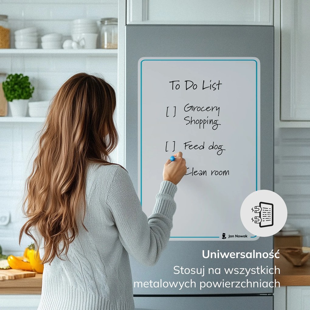 Flipchart magnetyczny mały 390 x 590 mm MAGNETO FLIPCHART, 2 szt