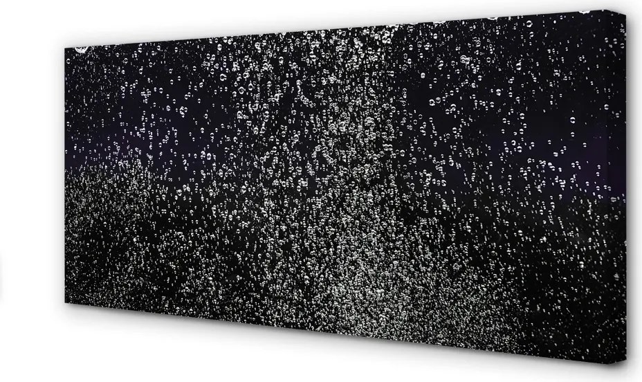 Obraz drukowany na płótnie Krystaliczne Bańki Wody