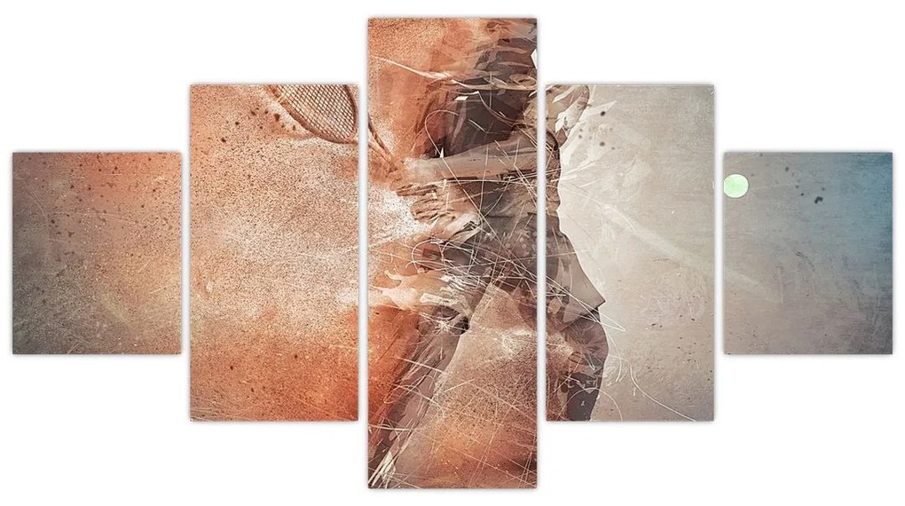 Obraz - Tenisista (125x70 cm)