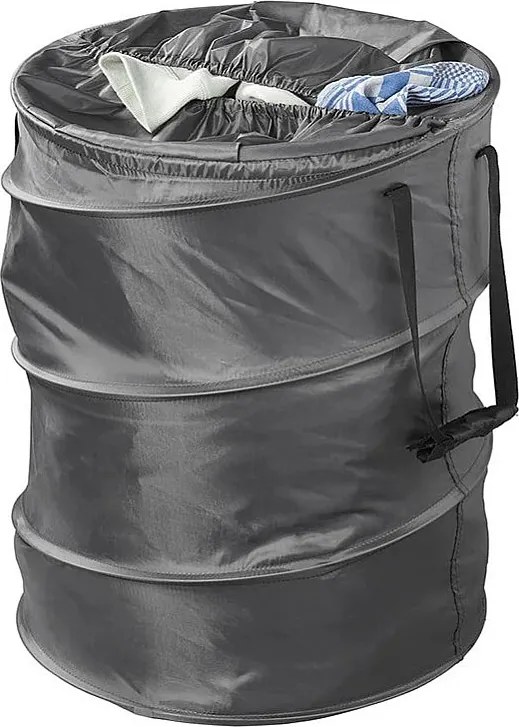 Składany kosz na pranie 46 X 60 cm z elastycznym otworem i uchwytami