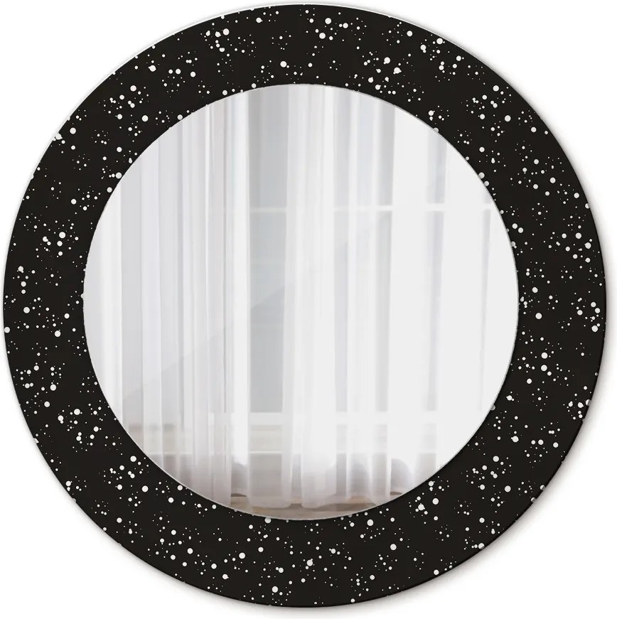 Lustro dekoracyjne okrągłe Chaotyczne kropki
