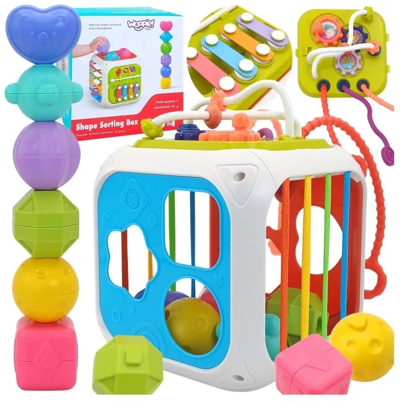 Woopie baby sensoryczna edukacyjna kostka aktywności