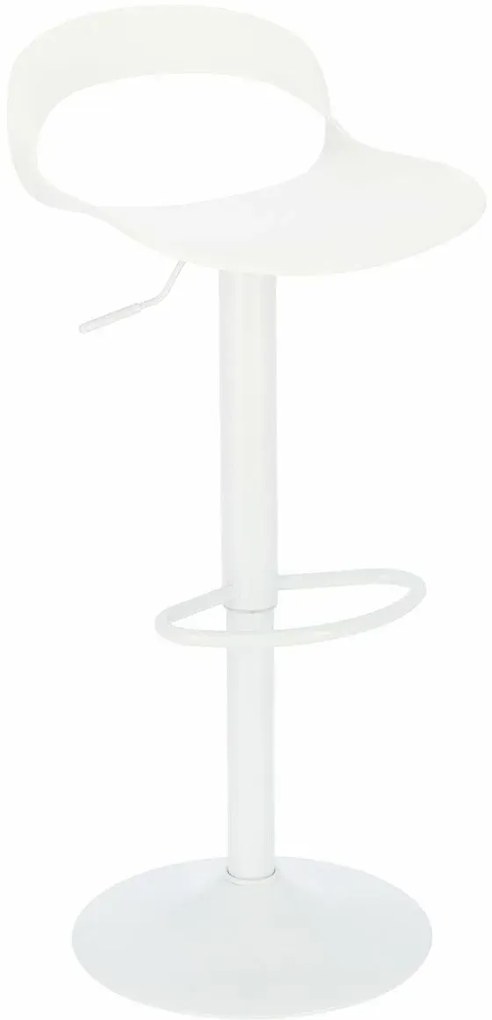 Biały designerski hoker w nowoczesnym stylu H9-A27