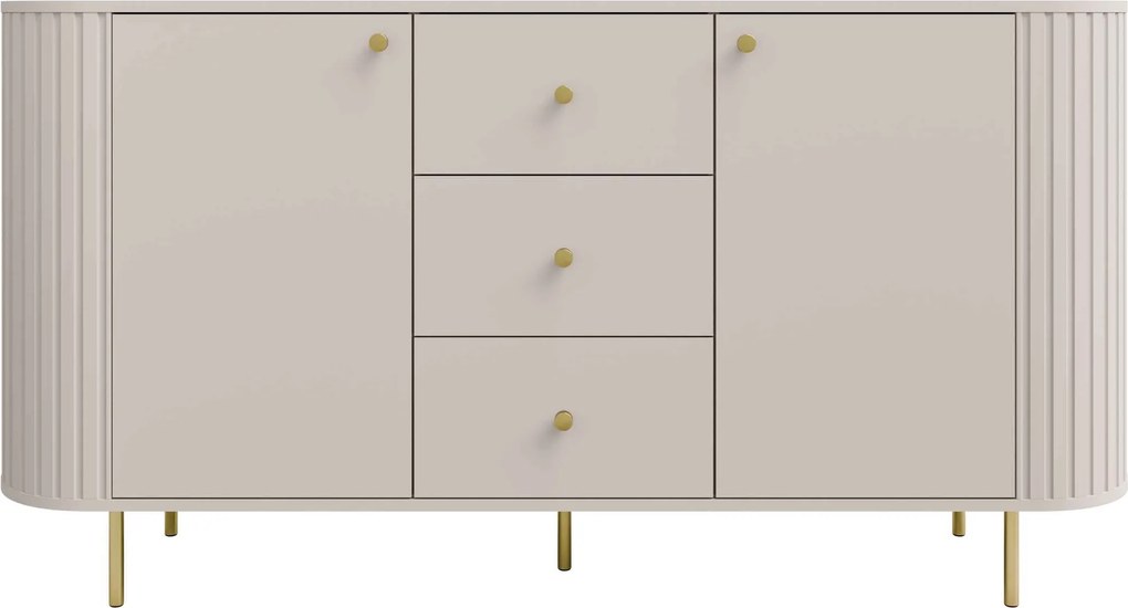 Komoda BOLLA 164,4 cm do Salonu Sypialni Odcienie beżu