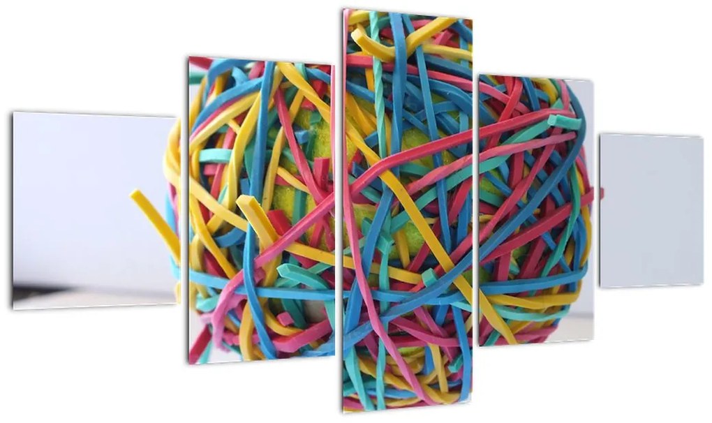 Obraz gumek (125x70 cm)