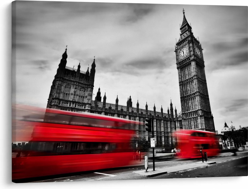 Obraz - Houses of Parliament w Londynie (70x50 cm)