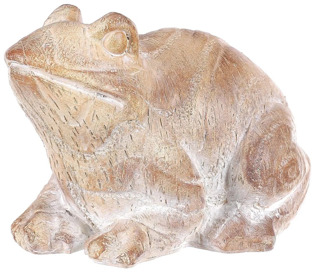 Ogród dekoracja statuetka Żaba, żywicapoliestrowa, 16 x 12 x 11 cm