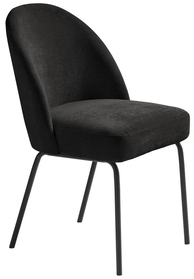 Czarne krzesło Creston – Unique Furniture