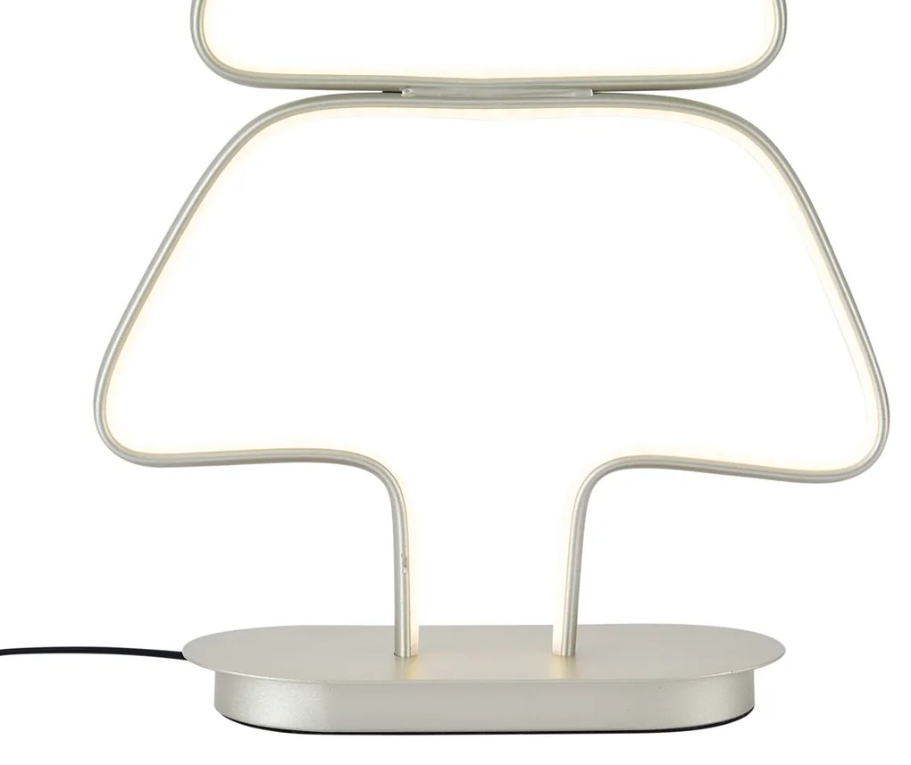 Świąteczna lampa stołowa Stalowa choinka z LED - Arbre